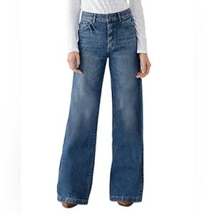 DL1961 HighRise Wide Leg Hepburn Size 27